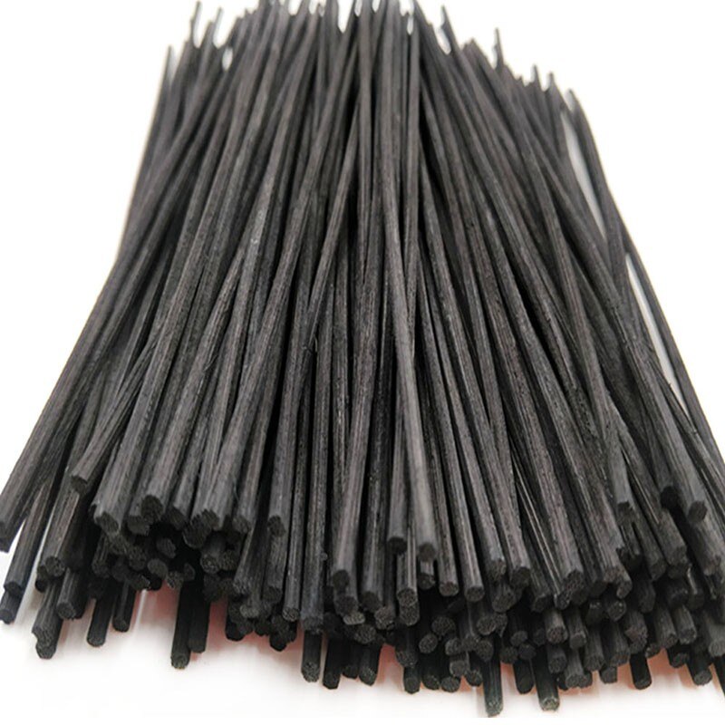 100Stck Schwarz Diffusor Aromatischen Rattan Schilf Ersetzen Duft Diffusor Öl W/Stäbchen Aroma Stöcke Für Heimat Dekoration