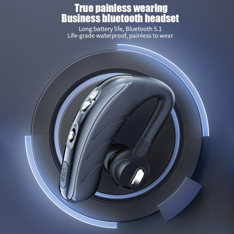 VAORLO-auriculares inalámbricos V10 V9 V8 con Bluetooth, cascos deportivos con gancho para la oreja, modo de reposo largo, con micrófono, manos libres, llamada de conducción en coche