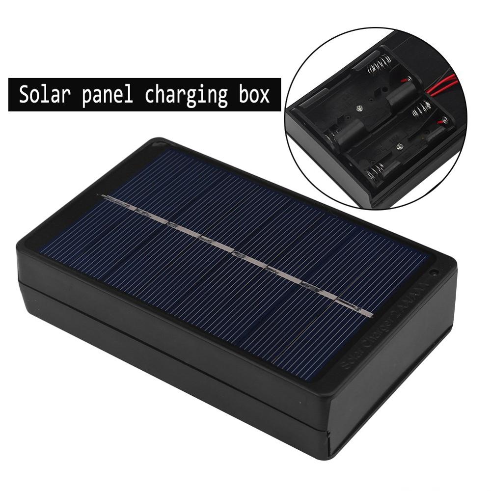 (Keine Batterie) tragbare Solar Power Bank Hohe 4V 1W ultra-high Power Solar Batterie 6000mA Smart Telefon Ladegerät für AA/AAA Batterie
