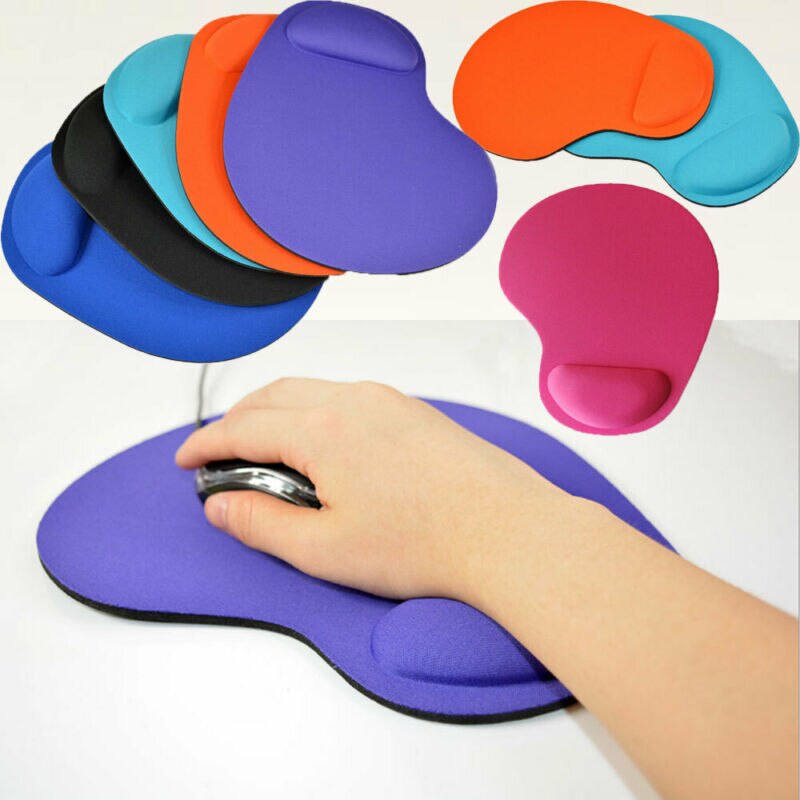 Skydd handled musmatta spel kontor musmatta matta handledsstöd stöd för pc laptop 2- i -1 memory foam kudde 24*20cm
