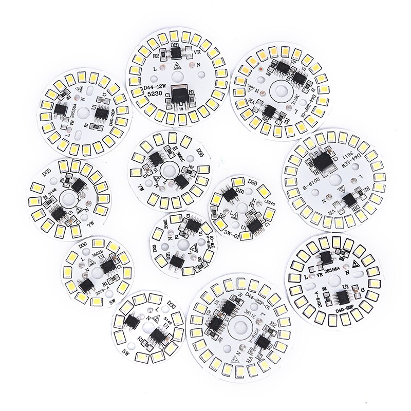 Led lamp patch lamp smd plaat ronde module lichtbronplaat voor gloeilamp