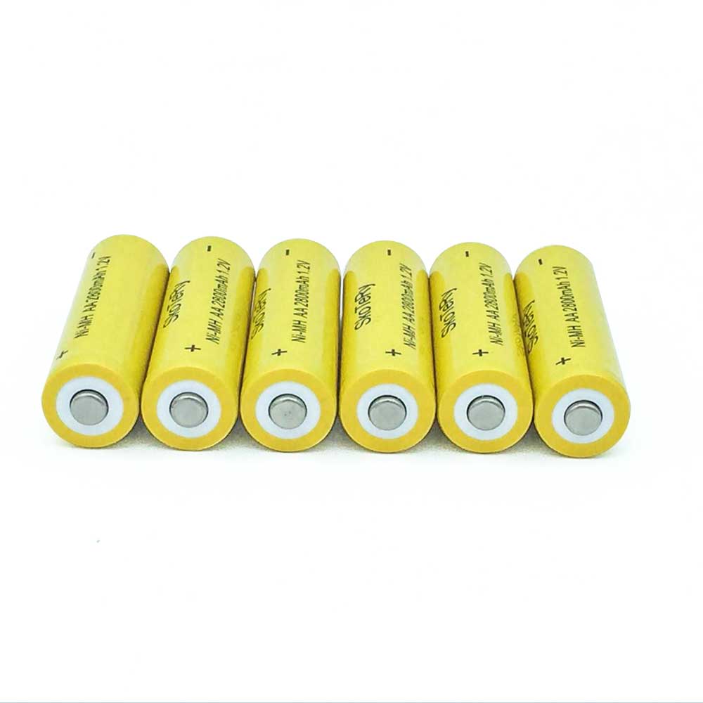 6 Stuks Aa 2800 Mah Ni-Mh Oplaadbare Batterijen + 4 Stuks Aaa 1800 Mah Oplaadbare Batterijen Voor Zaklamp/Camera