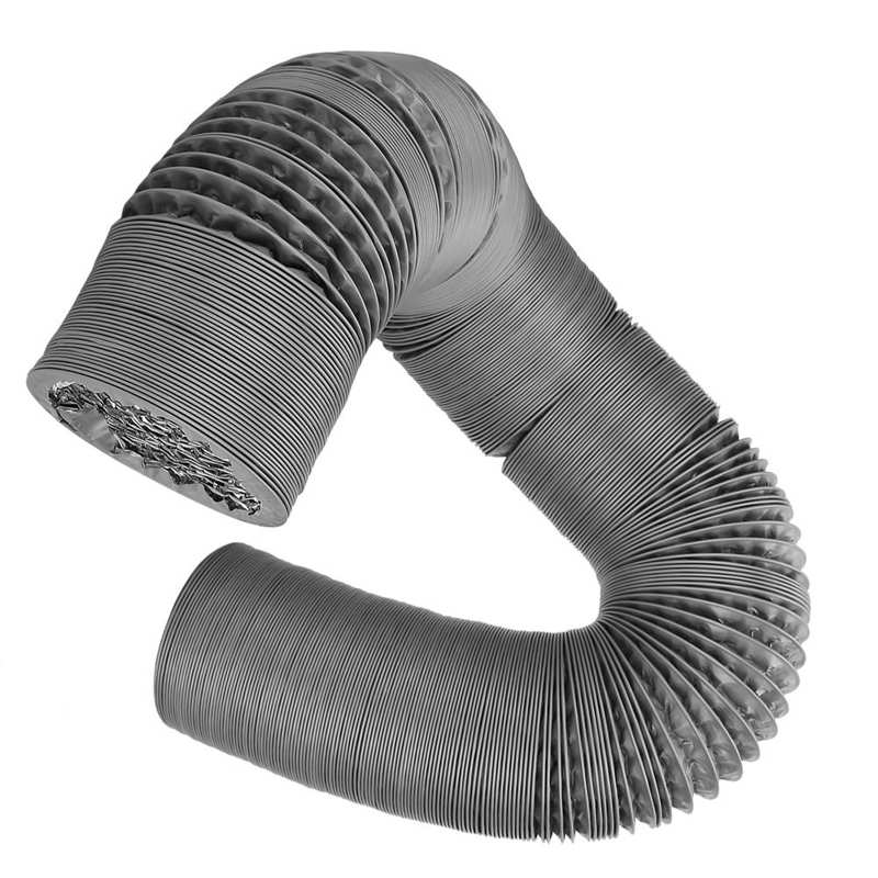 Thickened Double Layer Aluminum Foil Flexible Ducting Ventilation Telescopic Exhaust Hose for Ventilator Diamete 100,8 Meters