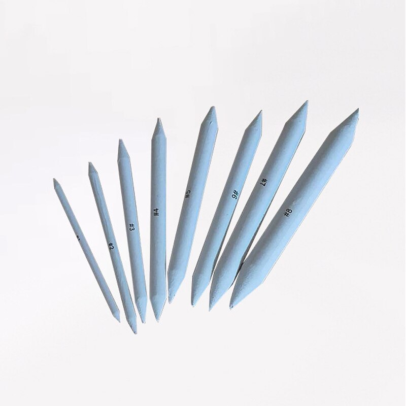 Herramienta de dibujo de arte duradero, lápiz de papel Pastel para bocetos, escuela, suministros de pintura de bocetos, 3/6/8 Uds.: 8PCS Set