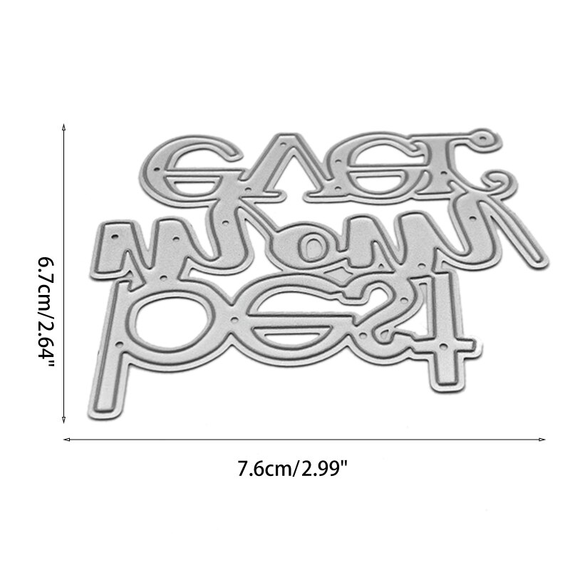 Best Mom Ever Letters Metal Cutting Dies Stencil DIY Scrapbooking Embossing Mothers Day Paper Card Album Template Mold 101A