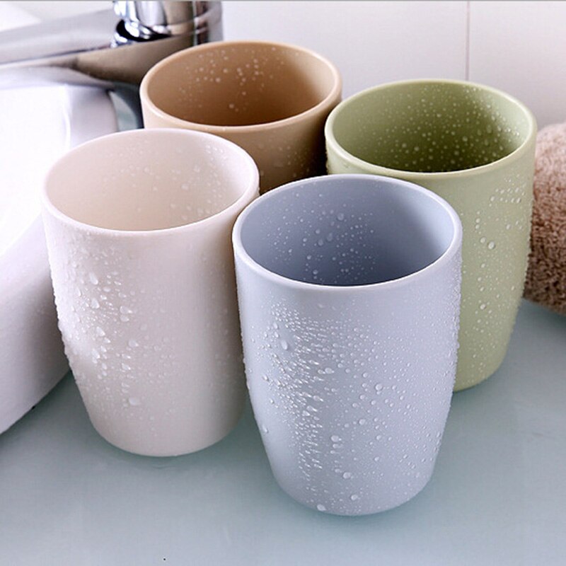 Eco-friendly Thick Circular Cup Toothbrush Holder Rinsing Tooth Mug Cup reusable plastic cups plastic cups for drinking xicara