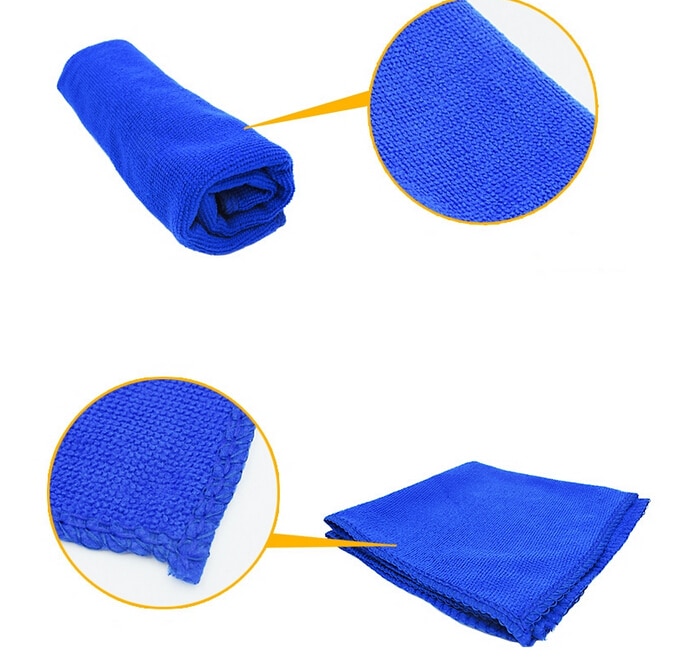 70 x 30 cm handdoek groot formaat microvezel doekjes stomerij auto auto detailing zachte doeken washandje stofdoek schoonmaakdoeken blauw