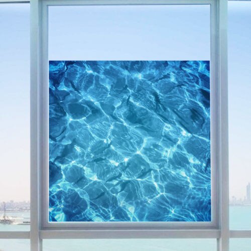 Film Water Ripple Glass Window Decal Privacy Glass Cover Home Shower Door Stickers Bedroom Decoration