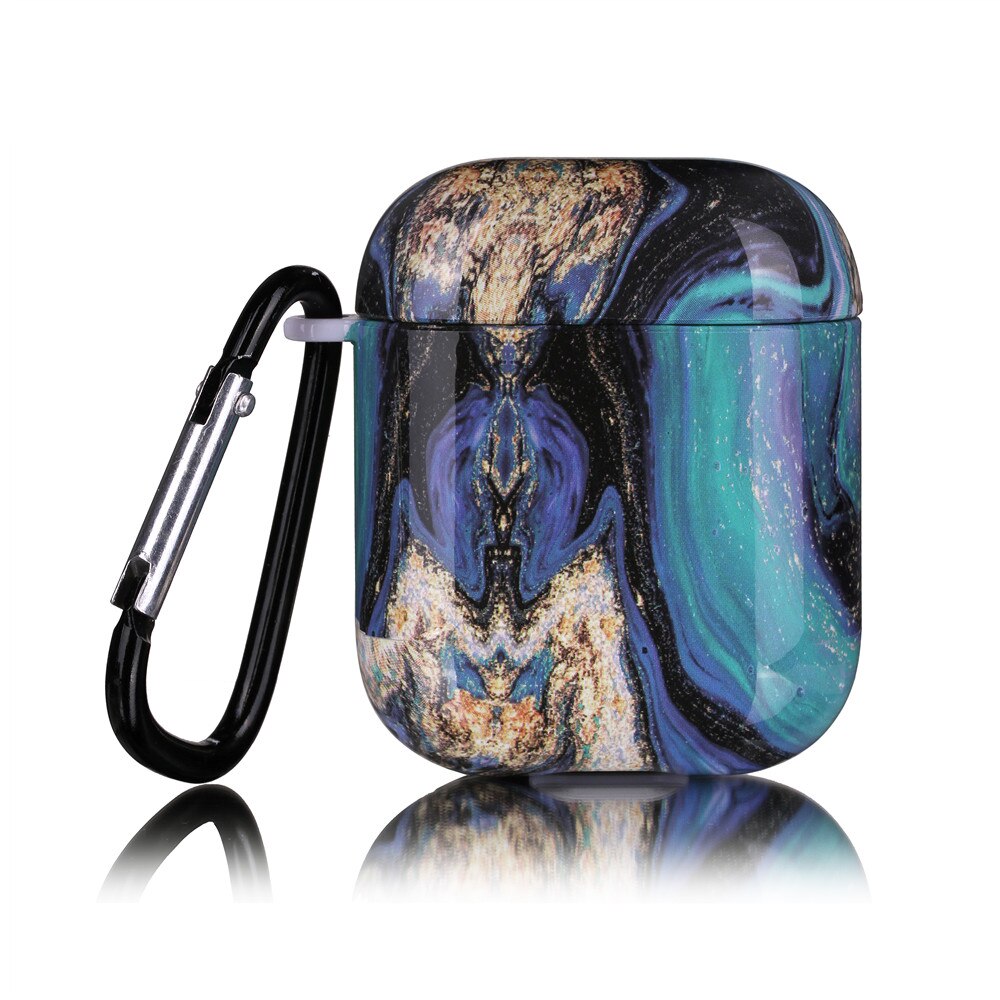 Marmor mønster etuier til airpods 1 2 øretelefon cover sødt cover til apple airpods 2 air pods 1 shell ærme coque