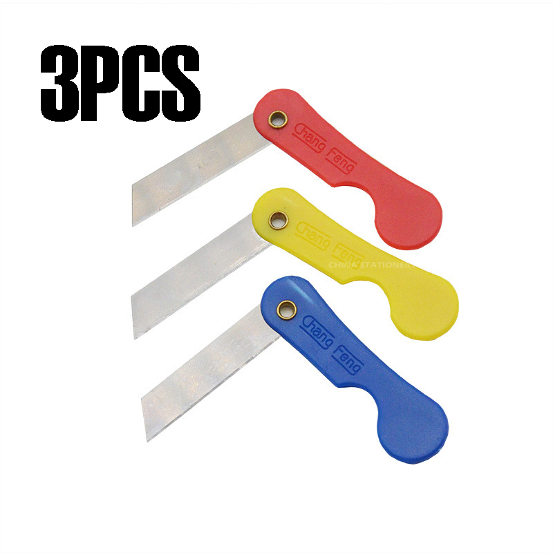 1p Mini Cute Utility Knife Cartoon Portable Demolition Express Paper Cutting Art Knife Student School Office School Supplies: E 3pcs
