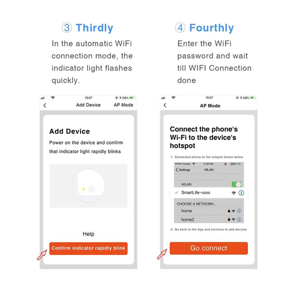 Smart trådløs røykvarsler hjemme-app wifi brannalarm røyksensor røykvarsling 80db sikkerhetsdetektorsystem