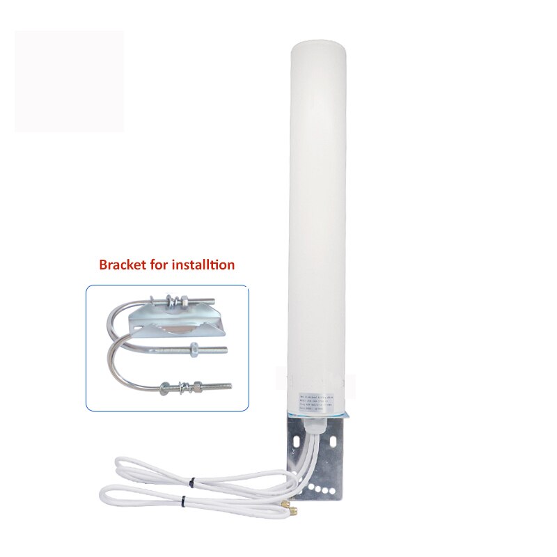 High Gain 18dBi Omni Wasserdichte Outdoor 2x2 Mimo RG58 Kabel SMA Männlichen Lte 4G Antenne