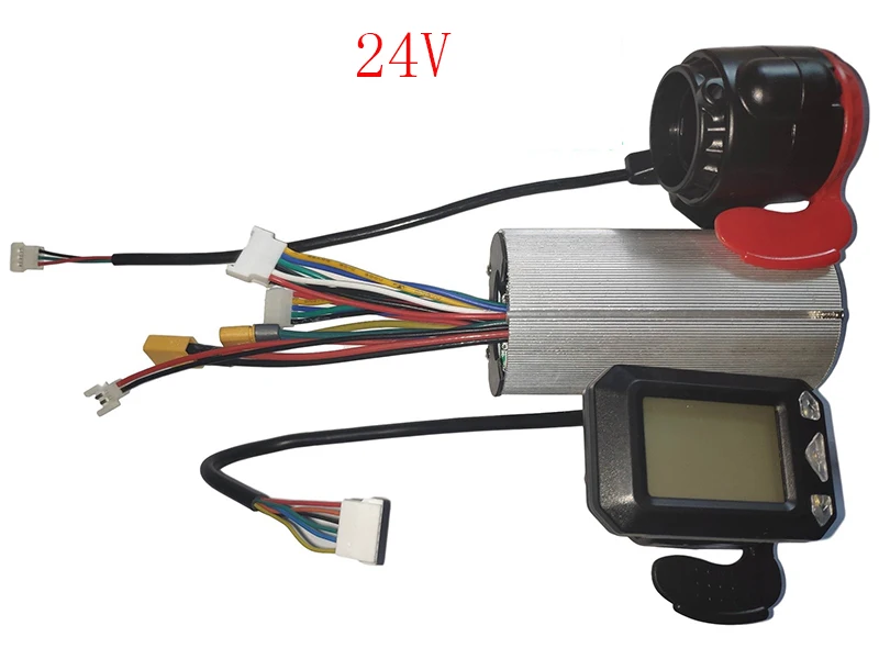 1SET Controller Brake LCD Display 24V 250W Electric Scooter Controller Brushless Motor Electric Bicycle Accessory: Beige