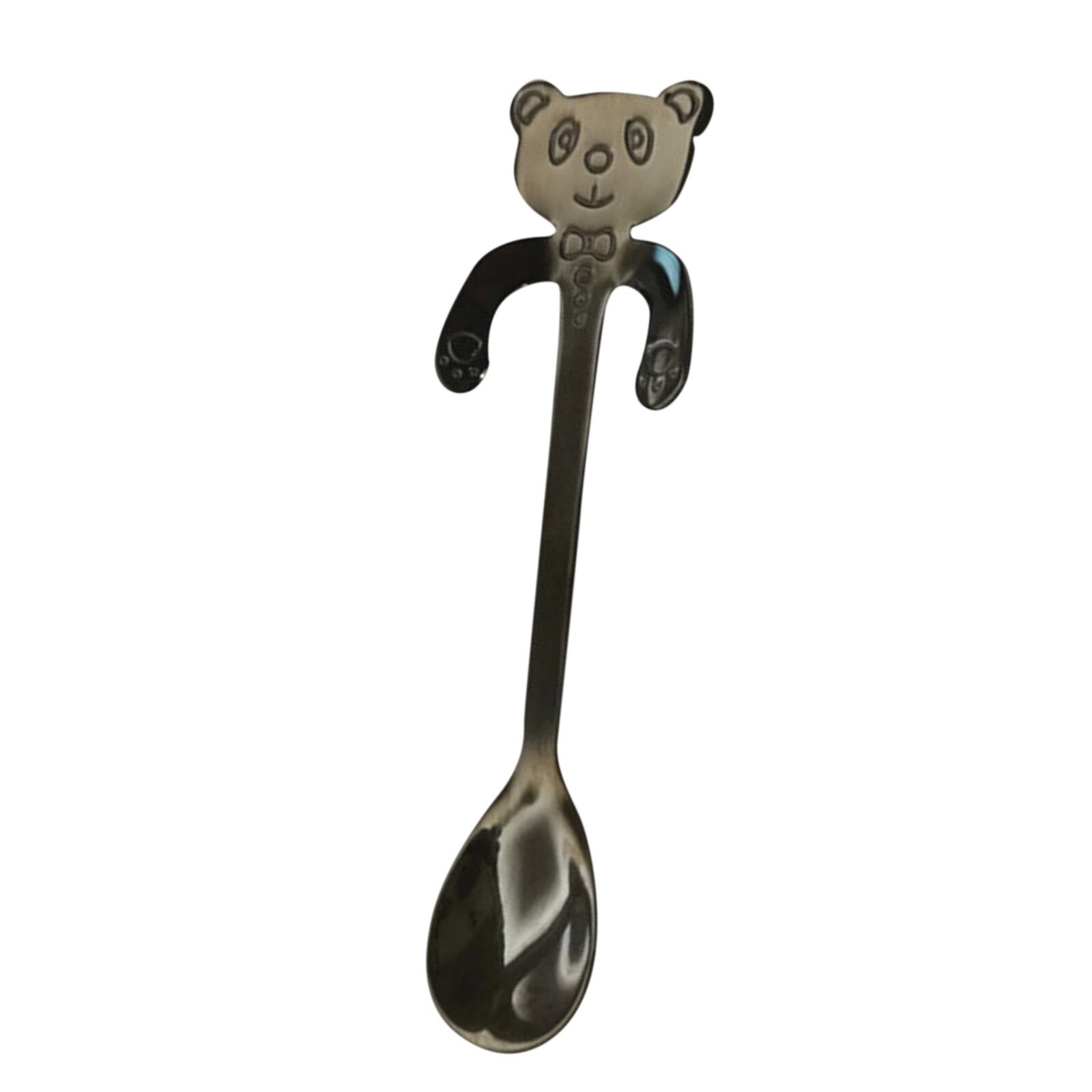 Cuillère à café en acier inoxydable, joli ours câlin cuillère à café pour Dessert collation crème glacée Mini cuillères vaisselle outils de cuisine