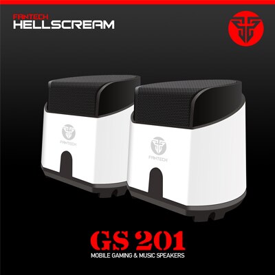 Fantech  gs201 subwoofer multimedia luidspreker usb-kabel mini draagbare combinatie luidspreker voor laptop desktop computer: Wit