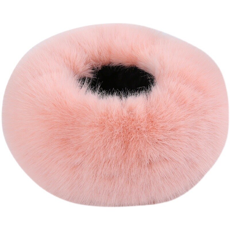 fascia per capelli soffice spessa invernale per donna uomo pelliccia fascia per capelli cuffie pelose russe turbante elastico copricapo largo cappelli da sci accessori