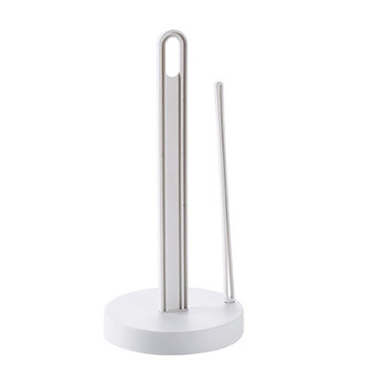 Toilet Kitchen Paper Towel Roller Tissue Holder Plastic Rack Desktop Floor Vertical Napkins Stand Bathroom Storage