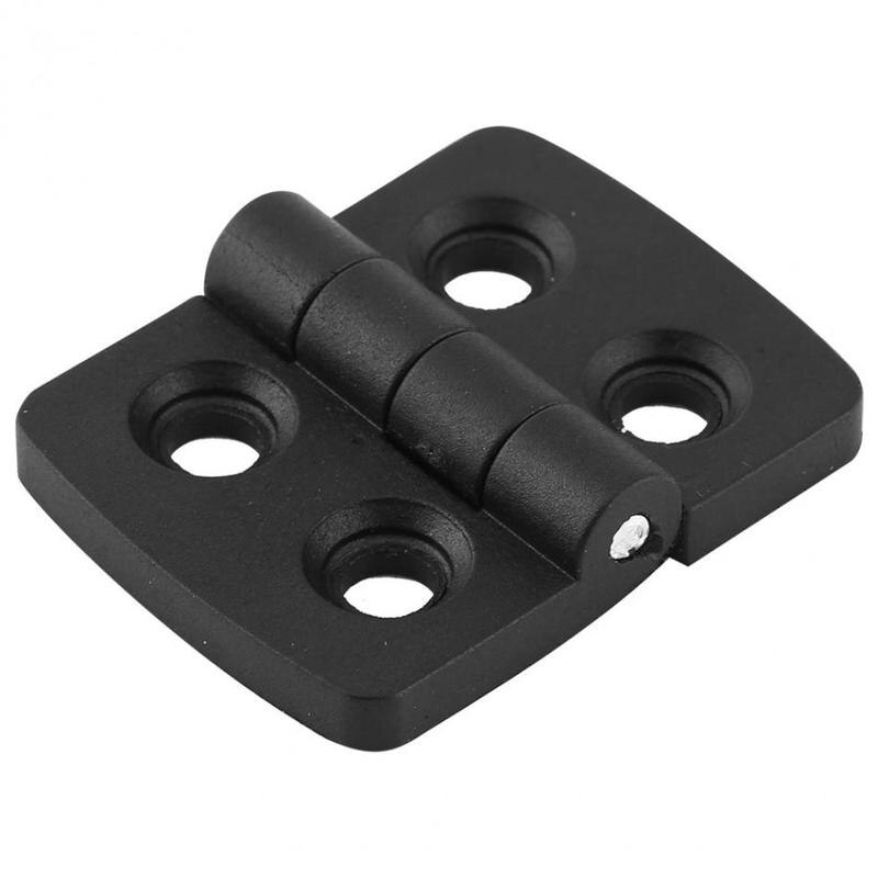 10pcs/Lot Hinges Black Color Nylon Plastic Butt Hinge for Wooden Box Furniture Electric Cabinet