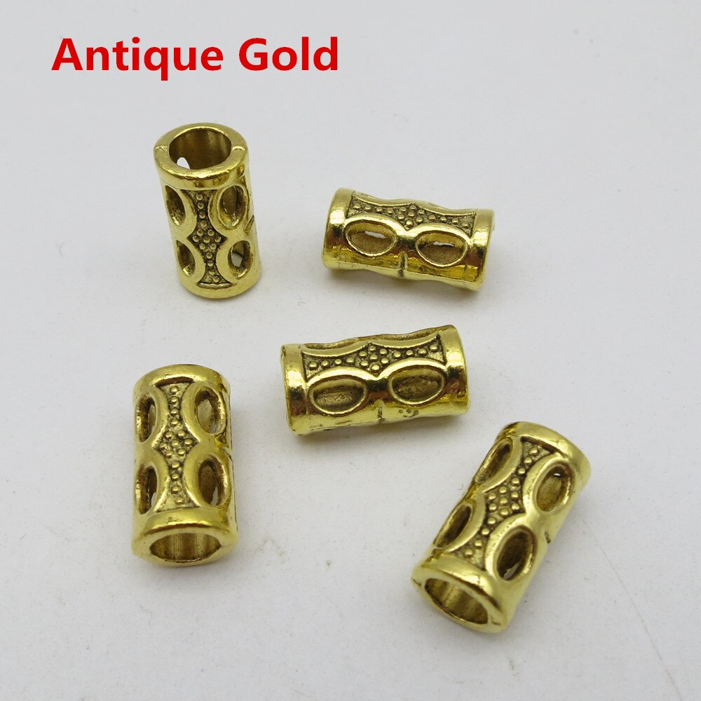 5 -20 zilver/goud/brons/rood koper viking haar vlecht dread baard dreadlock kralen buis ringen