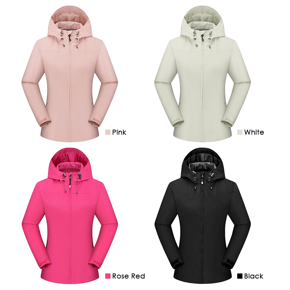 Women Mountain Waterproof Shell Jacket Ski Jacket Windproof Jacket Winter Warm Jacket for Camping Hiking Skiing
