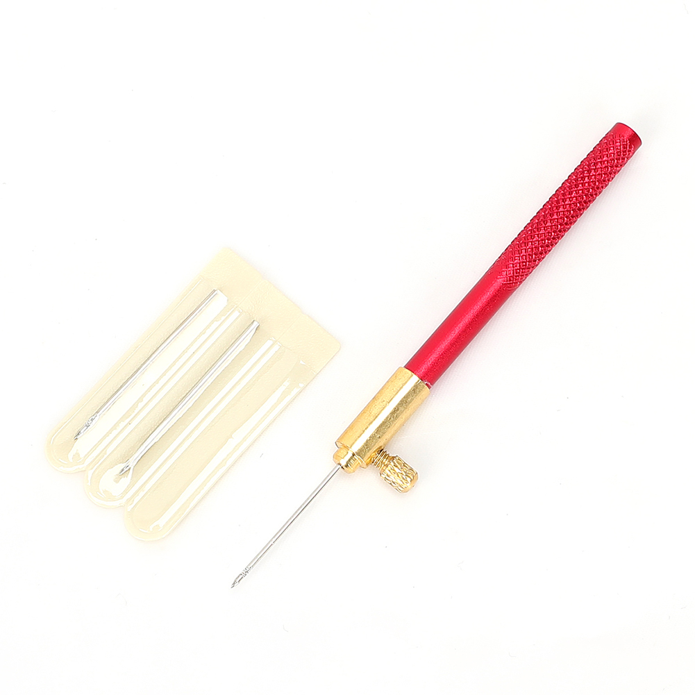 Wood Handle French Crochet 3 in 1 Hoop Embroidery Tambour Beading Embroidery Needlework DIY Framed Hook Needle DIY Craft