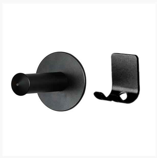 Voor Dyson Föhn Hanger Wall Mount Houder Voor Badkamer Metalen Accessoires Opknoping Plank Rack Draagbare Opslag: Black