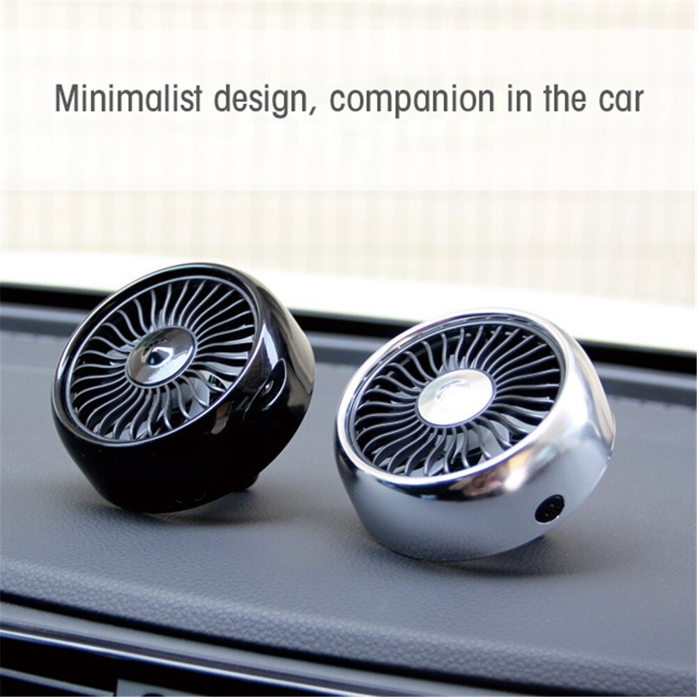 Kleine Ventilator Auto Elektrische Fans Auto Multifunctionele Elektrische Ventilator Auto Air Outlet Center Console Wind Power Uitbreiding Usb Mini Fans