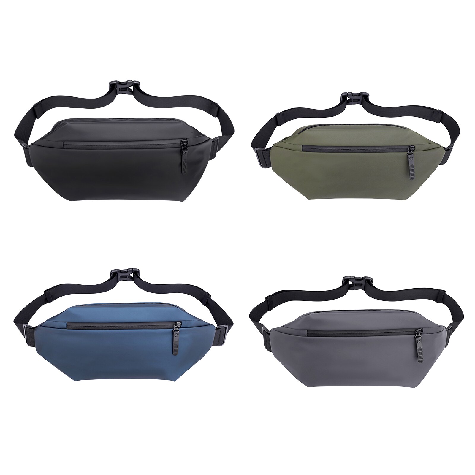 Outdoor-brusttasche, verstellbare nylon-hüft- und schultertasche mit reißverschluss für sport und reisen, , 4 farben