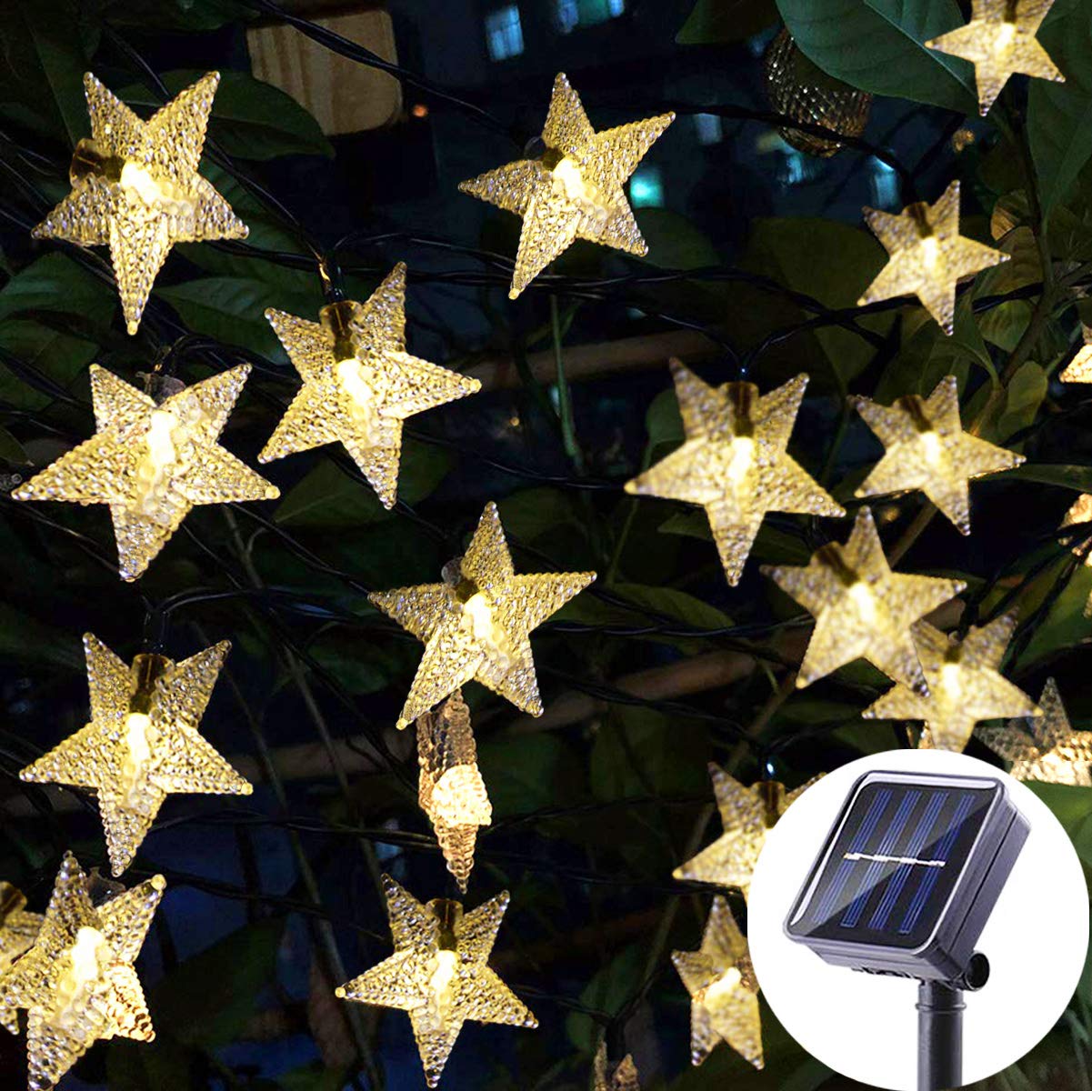 Led Solar String Light 6M 50Leds Solar Star String Fairy Light Outdoor Tuin Christmas Party Decoratie Zonne-verlichting