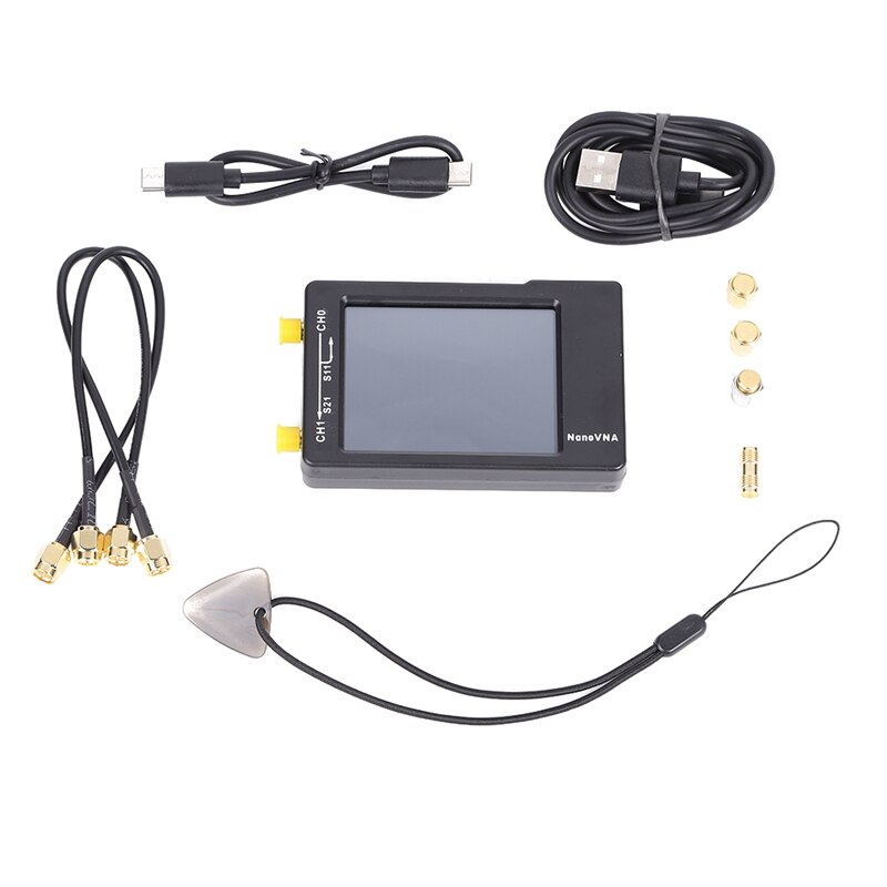 Vektorverkkoprotokolla-analysaattori NanoVNA-H 50 KHz-1.5 GHz - 2.8" LCD HF VHF UHF UV - Antennianalysaattori 650mAh
