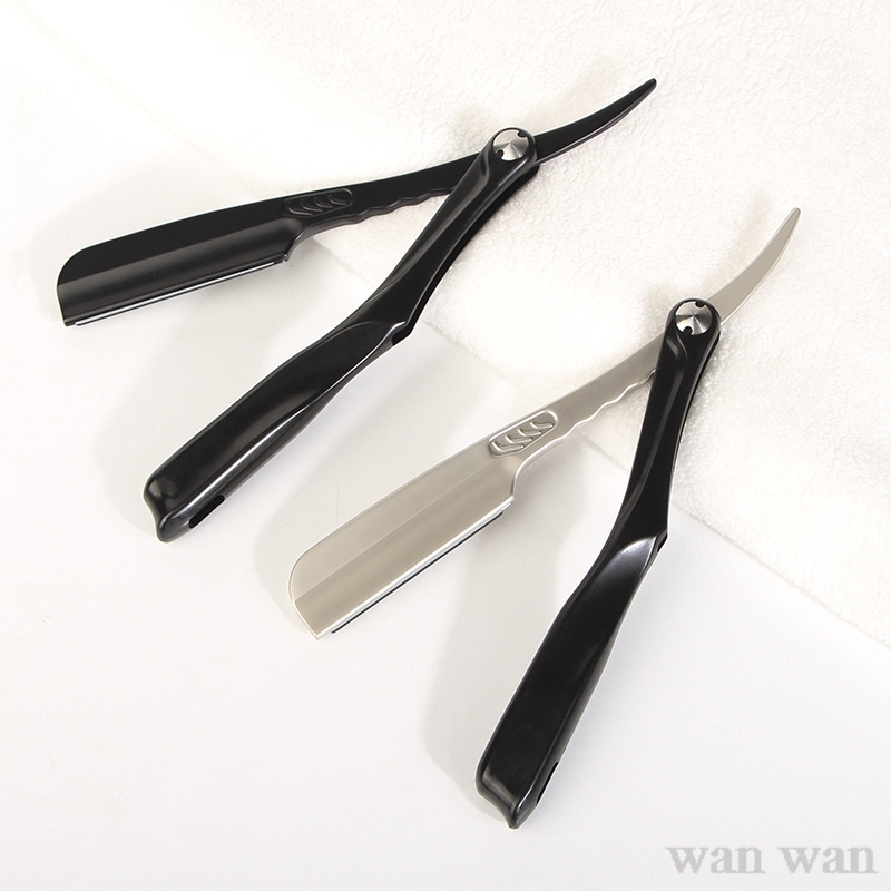 Zink-legierung Rasierer Halter ABS Griff Manuelle Klapp Rasierer Japanische Feder Klinge Bart Trimmer Barber Shop Bart Trimmen Werkzeuge