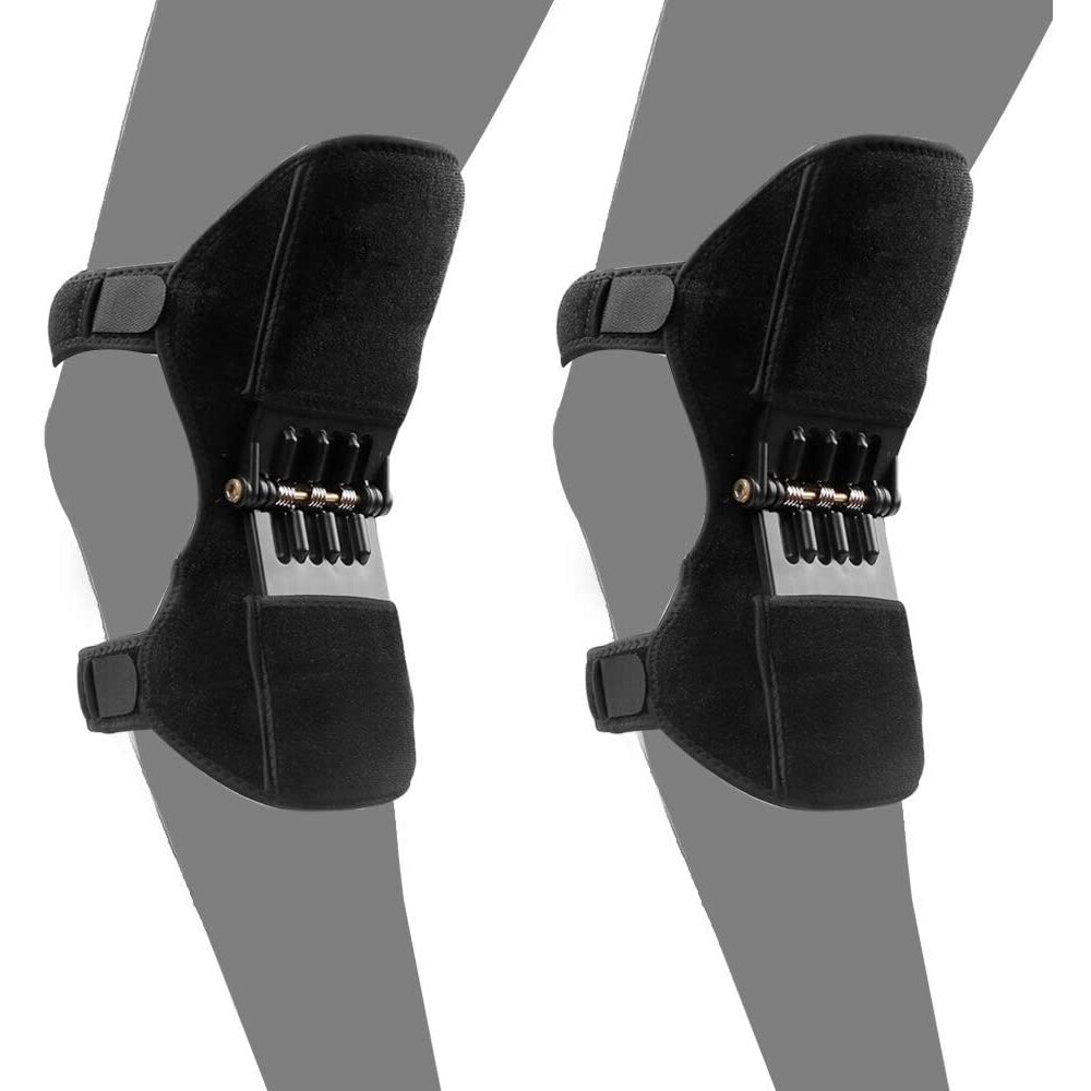 Cycling Knee Brace Support Rebound Power Knee Protector Non-Slip Power Lift Booster Brace Joint Pads Spring Force Tendon Brace