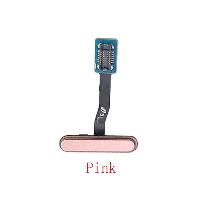 Fingerprint Sensor Home Button Flex Cable Ribbon For Samsung S10E G970F G970U Powr Button Flex Replacement parts: Pink