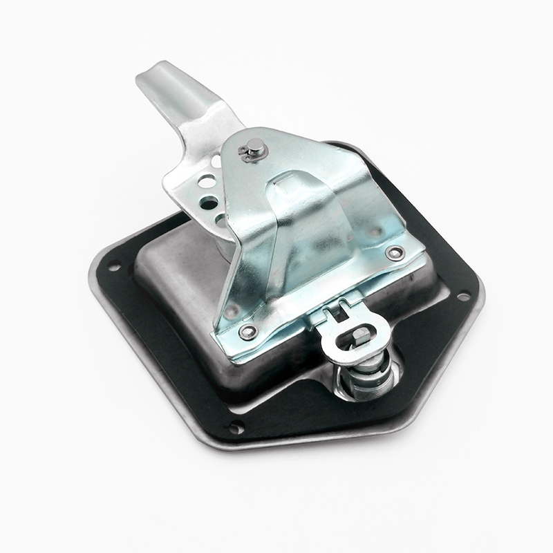 Stainless Steel Recessed Paddle Handle Locks with Linkage T-folding Handle Panel Lock for Large Heavy Duty Trucks