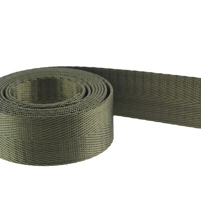 Streifen V bilden 5Meter 20mm Nylon Gurtband Bänder Hund Kragen Rucksack Tornister Gurt Gürtel Band Bindung DIY NäHenne zubehör: Armee Grün