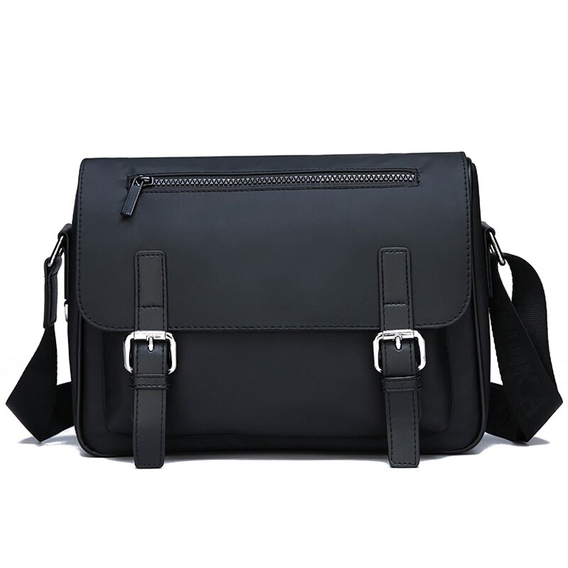 FEIDIKABOLO Männer Tasche Oxford Casual Umhängetasche Neue Mann Schulter Taschen Business Männlichen Umhängetaschen Paket: black