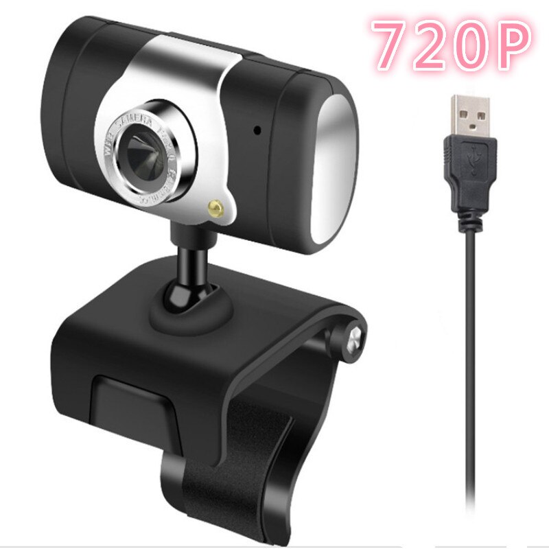 Usb 2.0 Webcam 720P/1080P Hd Camera Webcam Met Microfoon Microfoon Voor Computer Pc Laptop Notebook kan De Hoek: 720P