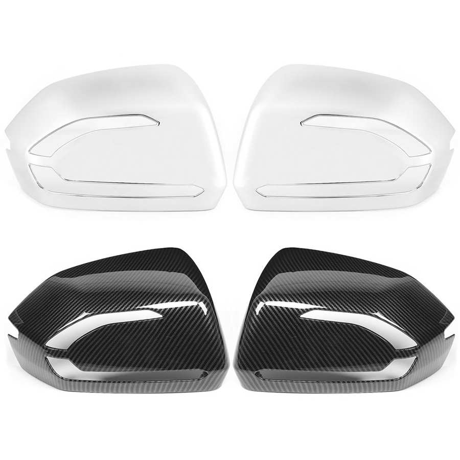 2Pcs Left + Right Rearview Mirror Cover Casing Housing Fit for Hyundai Palisade Car Side Mirror Guard ABS