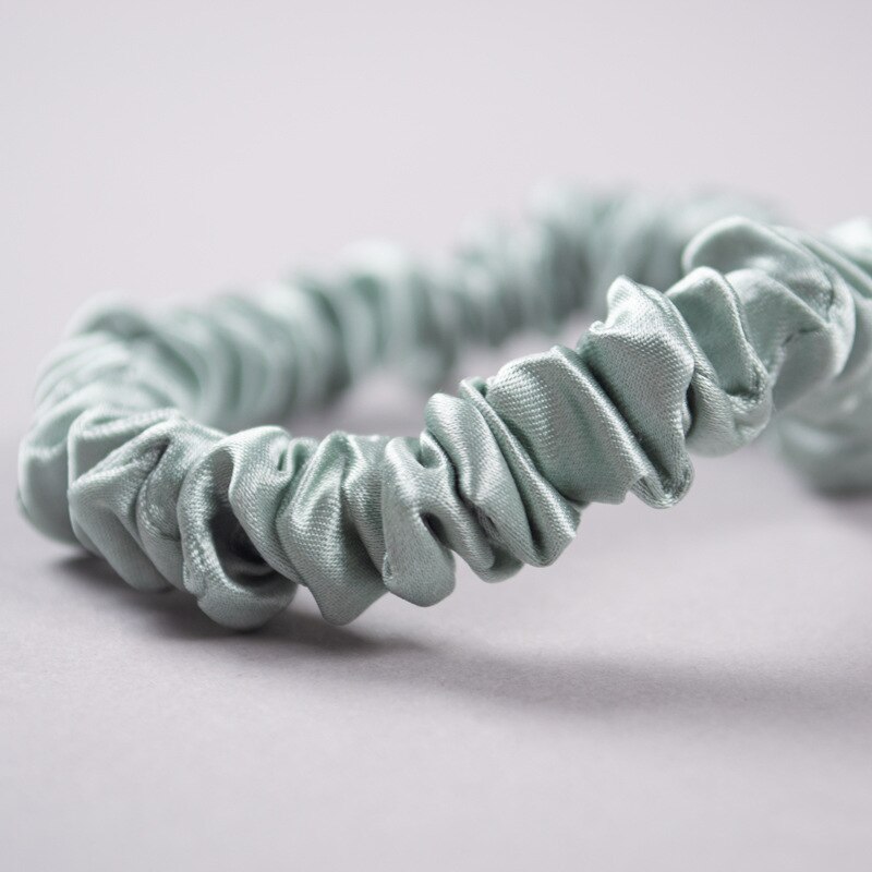 100% Echte Zijde 22 Momme Vrouwen Effen Chouchou Haarband 1Cm Brede Haarband Haaraccessoires Haarband Hoofdtooi Ladie