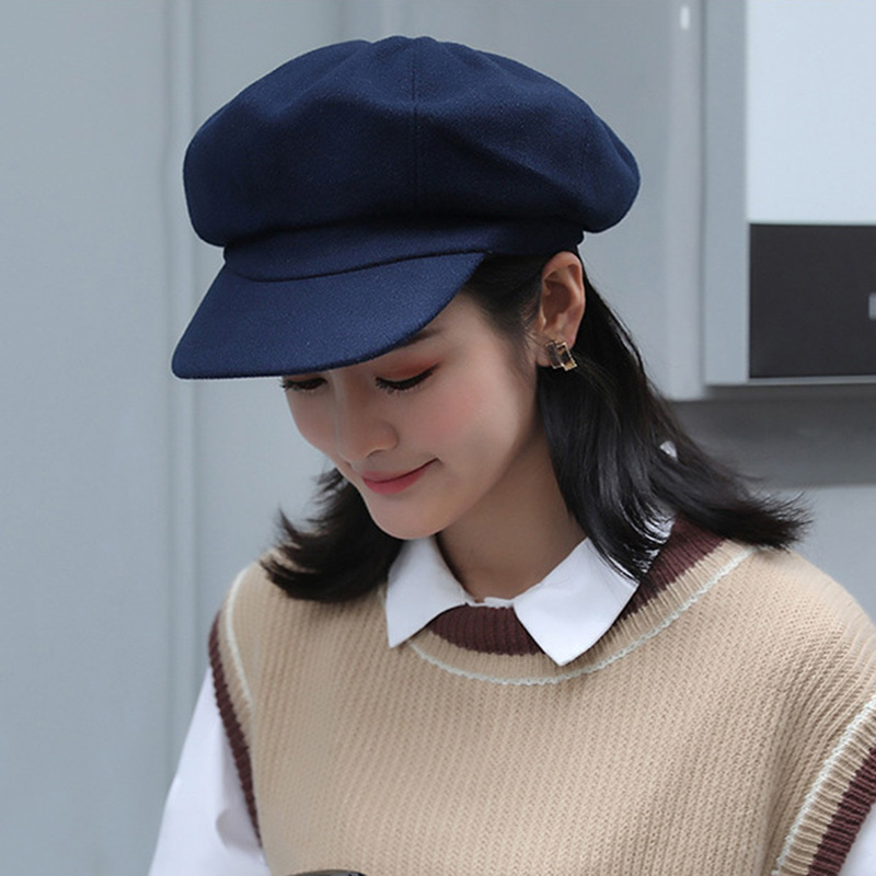 Winter Newsboy Caps Women Newsboy Gatsby Cap Octagonal Baker Peaked Beret Driving Hat Female Hats Painter Tour Cap Fast