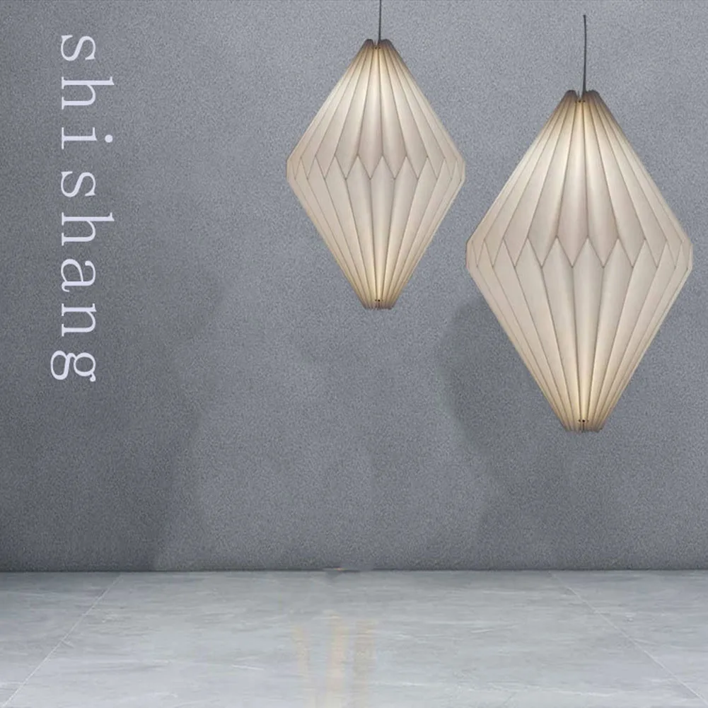 Origami Ceiling Lampshade Nordic Style Paper Lantern Shade Decorative Light Cover for Living Room Decor