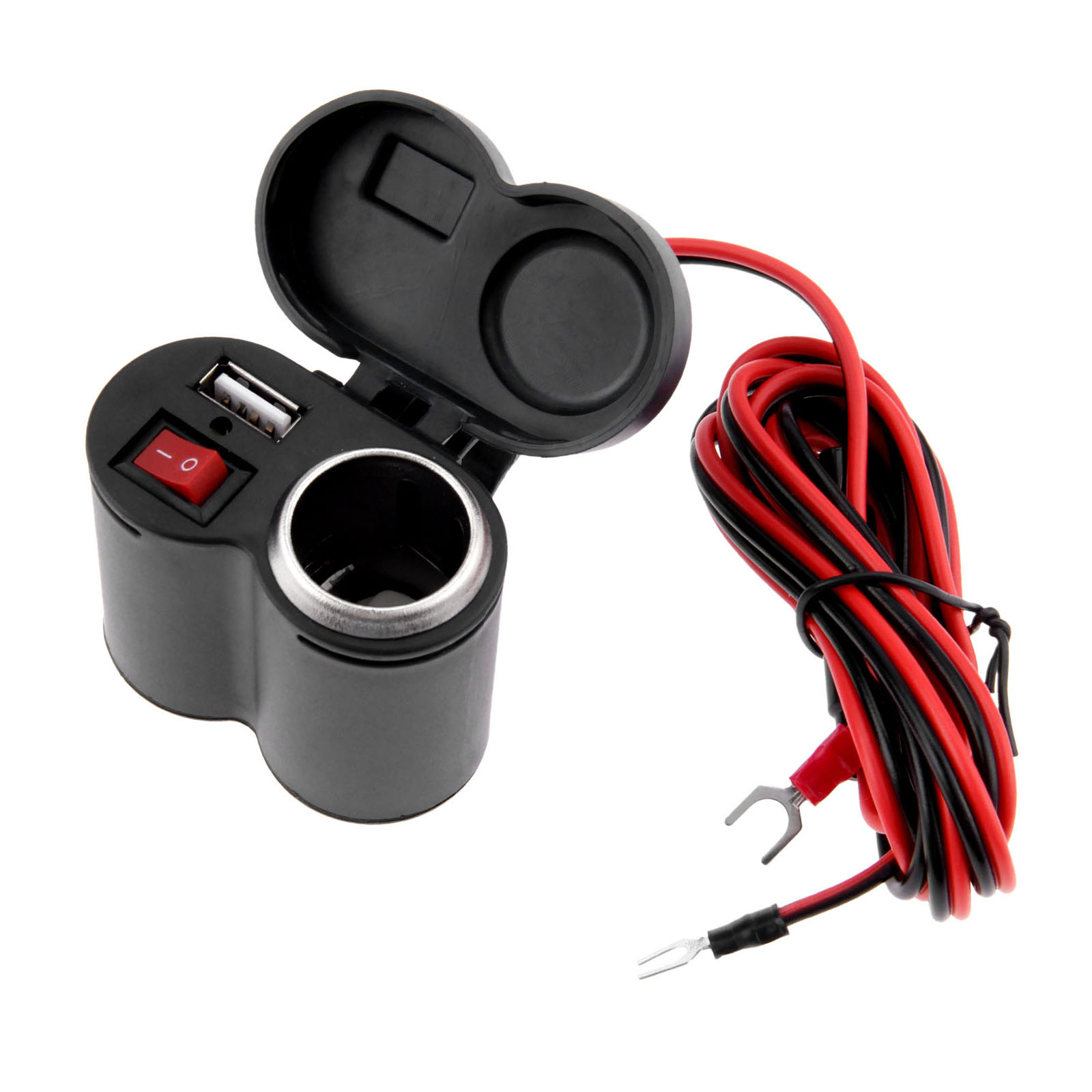 Auto Motorfiets Usb Opladen Systeem Waterdichte Sigarettenaansteker Usb Power Opladen Socket Usb DC12V Voor Atv Boot Auto Charger