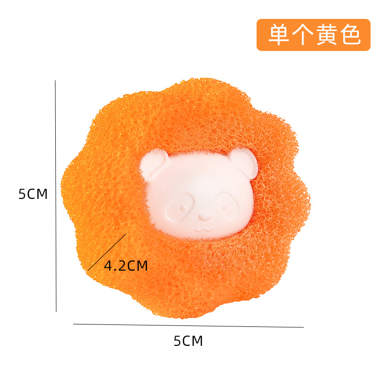 Pet Hair Remover Washing Machine Hair Remover Reusable Cat Dog Fur Lint Hair Remover Clothes Dryer Cleaning Laundry Tools: Lilac