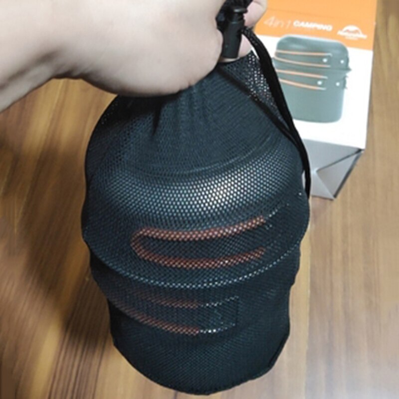 Set Pentole Da Campeggio 17 Pezzi | In Alluminio Per 2-3 Persone | Per Trekking E Picnic