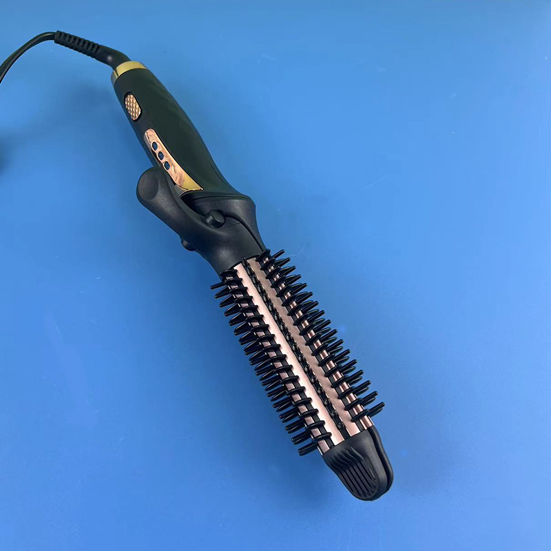 Plancha de pelo portátil para el hogar, rizador de pelo perezoso multifuncional,
