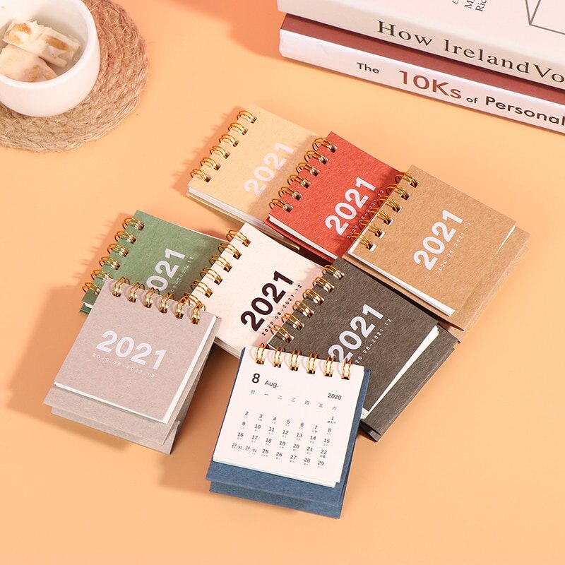Mini Desk Calendar Desktop Ornaments Portable Work... – Grandado
