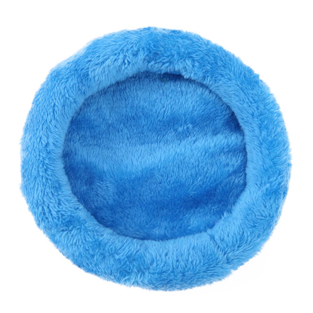 Cute Animal Pet Rabbit Guinea Pig Hamster House Bed Washable Winter Warm Soft Guinea Soft House Guinea Pig Accessories: Blauw / L