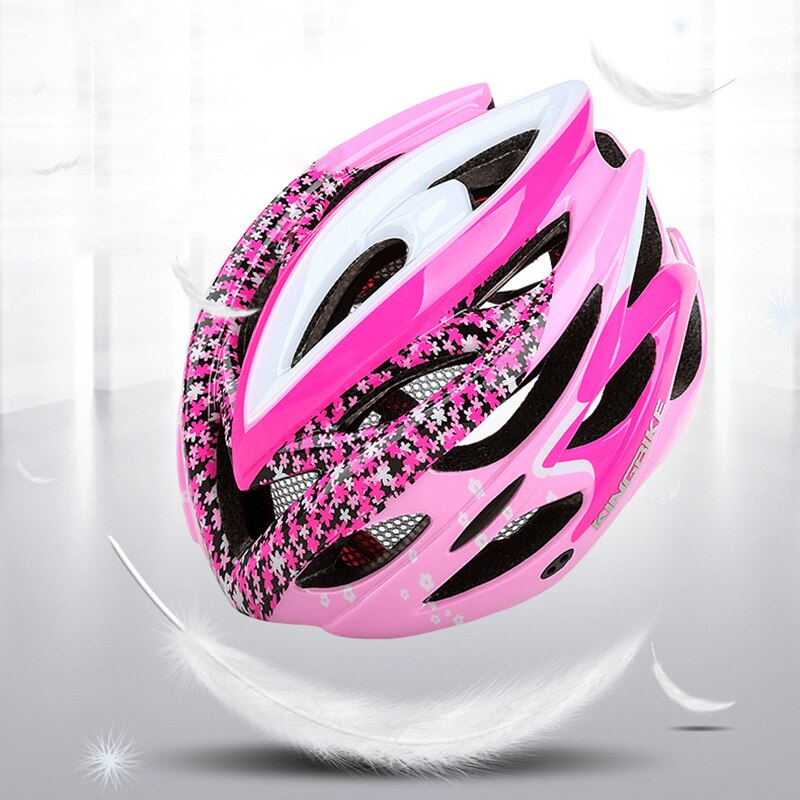 Bicycle Helmet Adult Lady Riding Helmet High-strength PC Material Shock-absorbing Helmet Mountain Bike One-piece Helmet