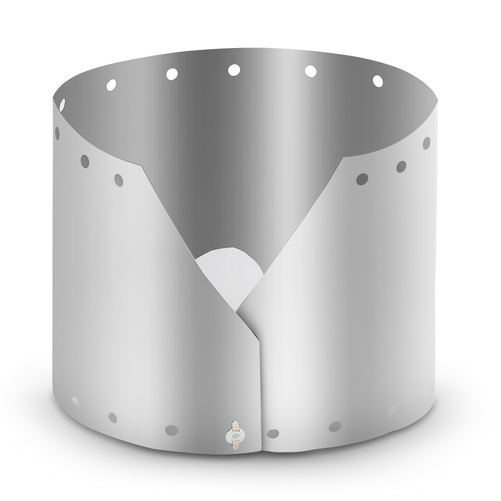 15Cm/19Cm Ultralight Titanium Camping Kachel Wind Shield Outdoor Gasfornuis Winddicht Plaat Voorruit Camping Stove Wind screen
