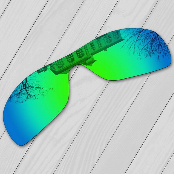 E.O.S Polarized Enhanced Replacement Lenses for Oakley Antix Sunglasses - Multiple Choice: Emerald Green